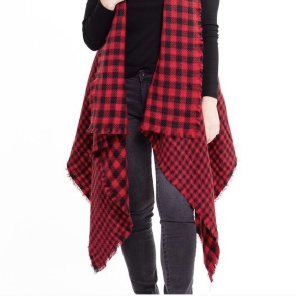 Reversable Buffalo Plaid Vest size l - Picture 7 of 7